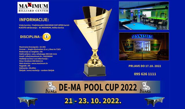 DE-MA MAXIMUM POOL CUP 2022